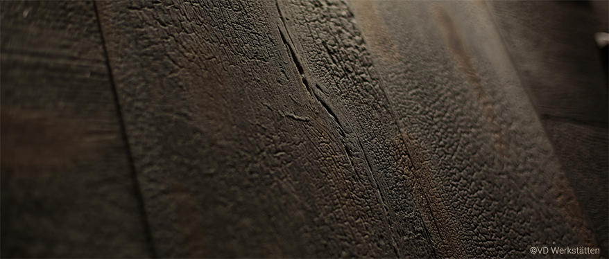 burned wood